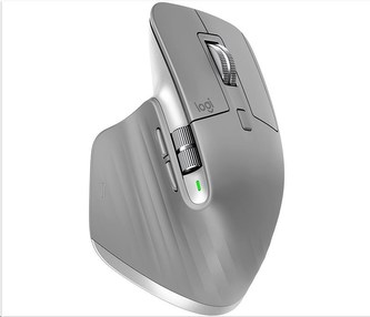 Logitech mouse wireless MX Master 3, gri mediu